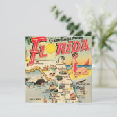 Greetings From Florida Kaart (Staand voorkant)