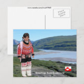 Greetings from Greenland 223 Briefkaart (Voorkant / Achterkant)