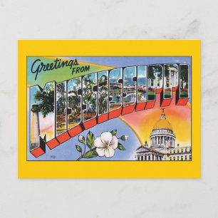 Greetings from Mississippi Briefkaart
