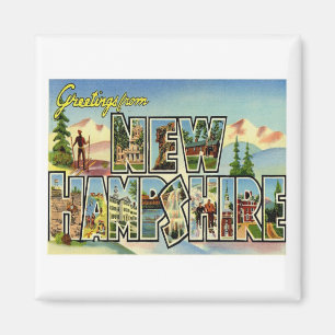 Greetings From New Hampshire Magneet