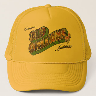 "Greetings from Old Orleans" Trucker Hat Pet