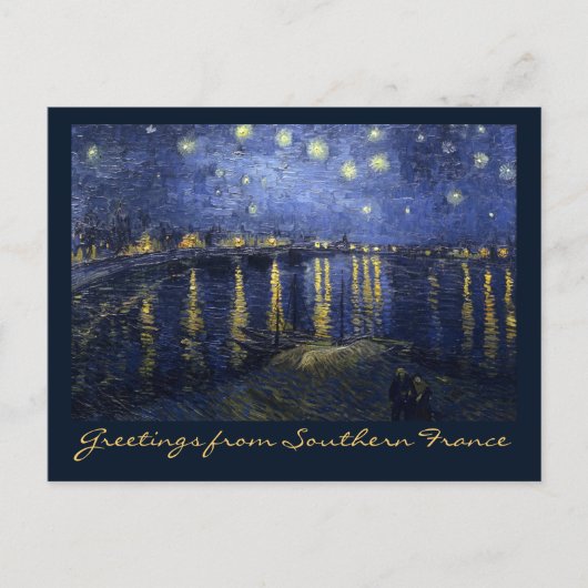 Greetings from Southern France Briefkaart (Voorkant)