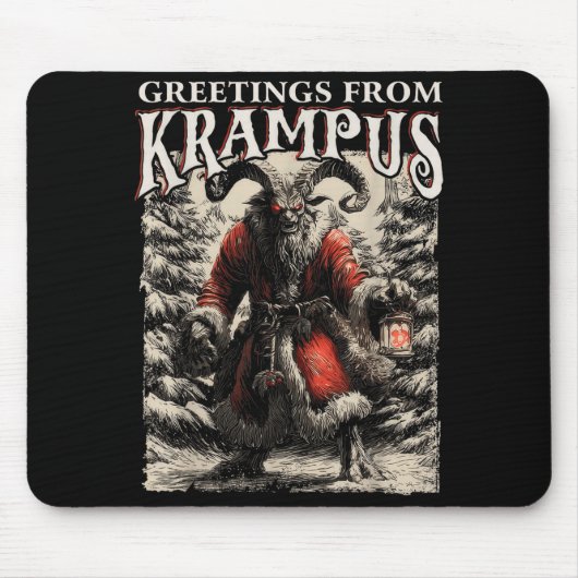 Greetings From Ss Vom Krampus Festive Horror Chris Muismat (Voorkant)