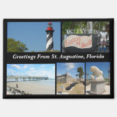 Greetings from St. Augustine, Florida Magnet (Recto)