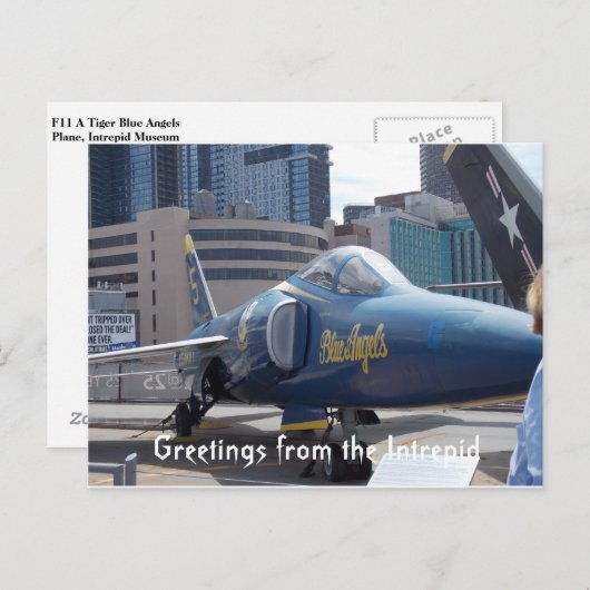 Greetings from the Intrepid postcard 1 Briefkaart (Voorkant / Achterkant)