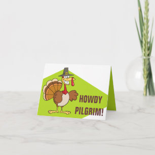 Greetings from the Thanksgiving Day Turkey Feestdagen Kaart