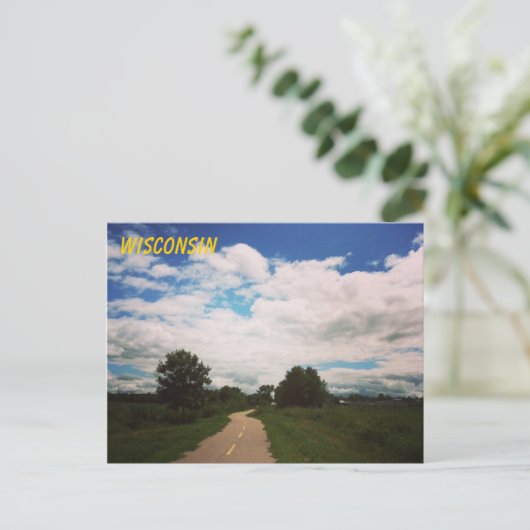 Greetings from Wisconsin! Briefkaart (Staand voorkant)