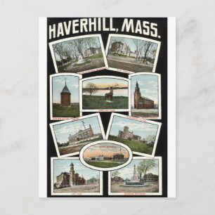 Greetings Haverhill Massachusetts 1910  Briefkaart