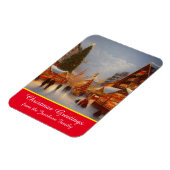 Greetings Kitsch op de kerstmarkt in de Duitse sti Magneet (Linkerzijde)