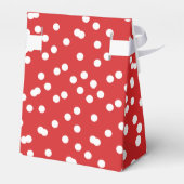 Greetings met rode en witte Confetti Bedankdoosjes (Achterkant)