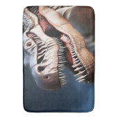Greetings My Fellow T Rexing, Memory Foam Bathmat Badmat (Voorkant Verticaal)
