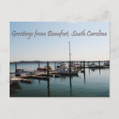 Greetings of Beaufort, SC Briefkaart (Voorkant)