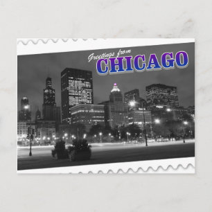Greetings of Chicago Illinois briefkaart