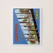 Greetings of Cleveland Ohio Travel Legpuzzel (Verticaal)