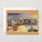 Greetings of Illinois Briefkaart (Voorkant / Achterkant)