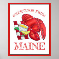 Greetings of Maine Lobster Shack Seafood Dinner
