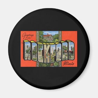Greetings of Rockford Illinois Magneet