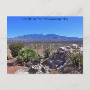 Greetings uit Albuquerque in New Mexico Briefkaart