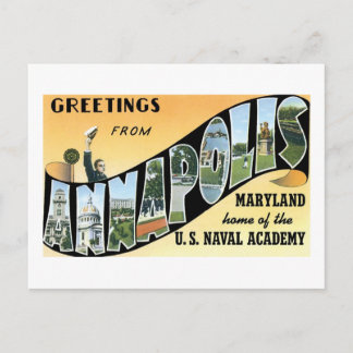 Greetings uit Annapolis, MD, Home of Naval Academ Briefkaart