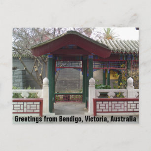 Greetings uit Bendigo, Victoria, Australië Briefkaart