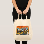 Greetings uit Boston Massachusetts Tote Bag (Voorkant (product))
