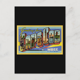 Greetings uit Cape Cod Massachusetts Briefkaart