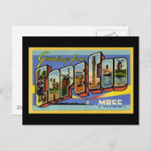 Greetings uit Cape Cod Massachusetts Briefkaart (Voorkant / Achterkant)