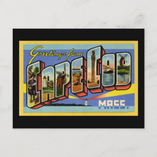 Greetings uit Cape Cod Massachusetts Briefkaart