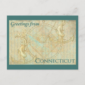 Greetings uit Connecticut Briefkaart