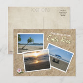 Greetings uit Costa Rica Briefkaart (Voorkant / Achterkant)