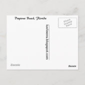 Greetings uit Daytona Beach, Florida Briefkaart (Achterkant)