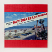 Greetings uit Daytona Beach, Florida Post Legpuzzel (Verticaal)