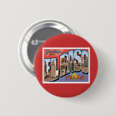 Greetings uit EL Paso, Texas Ronde Button 5,7 Cm (Voorkant /achterkant)