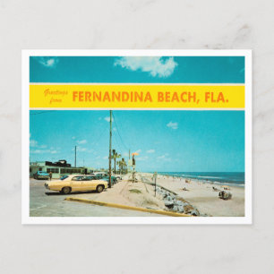 Greetings uit Fernandina Beach, Florida Travel Briefkaart