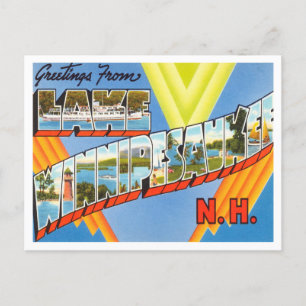 Greetings uit Lake Winnipesaukee, New Hampshire Briefkaart