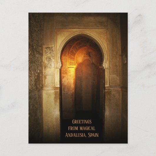 Greetings uit Magical Andalusië, Spanje Briefkaart (Voorkant)
