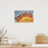 Greetings uit Minneapolis Minn., Poster (Keuken)