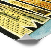 Greetings uit Minneapolis Minnesota Poster (Hoek)