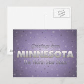 Greetings uit Minnesota Briefkaart (Voorkant / Achterkant)