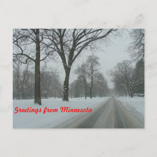 Greetings uit Minnesota Briefkaart