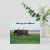 Greetings uit Nebraska Briefkaart (Staand voorkant)