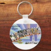 Greetings uit Nebraska Sleutelhanger (Voorkant)