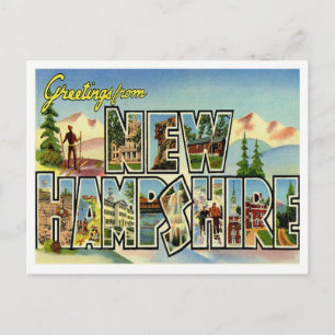 Greetings uit New Hampshire Briefkaart