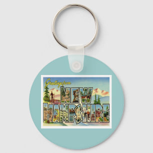 Greetings uit New Hampshire Sleutelhanger