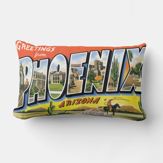Greetings uit Phoenix Arizon Kussen (Voorkant)