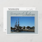 Greetings uit Salem Briefkaart (Voorkant / Achterkant)