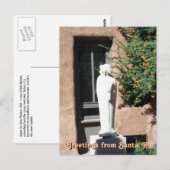 Greetings uit Santa Fe, Briefkaart New Mexico (Voorkant / Achterkant)