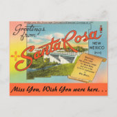 Greetings uit Santa Rosa Briefkaart (Voorkant)