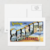 Greetings uit Seaside Briefkaart (Voorkant / Achterkant)
