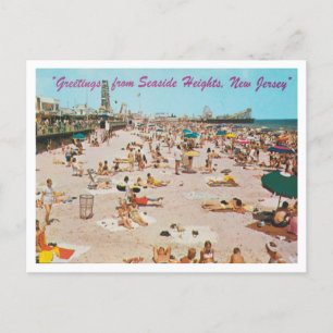 Greetings uit Seaside Heights, New Jersey Travel Briefkaart